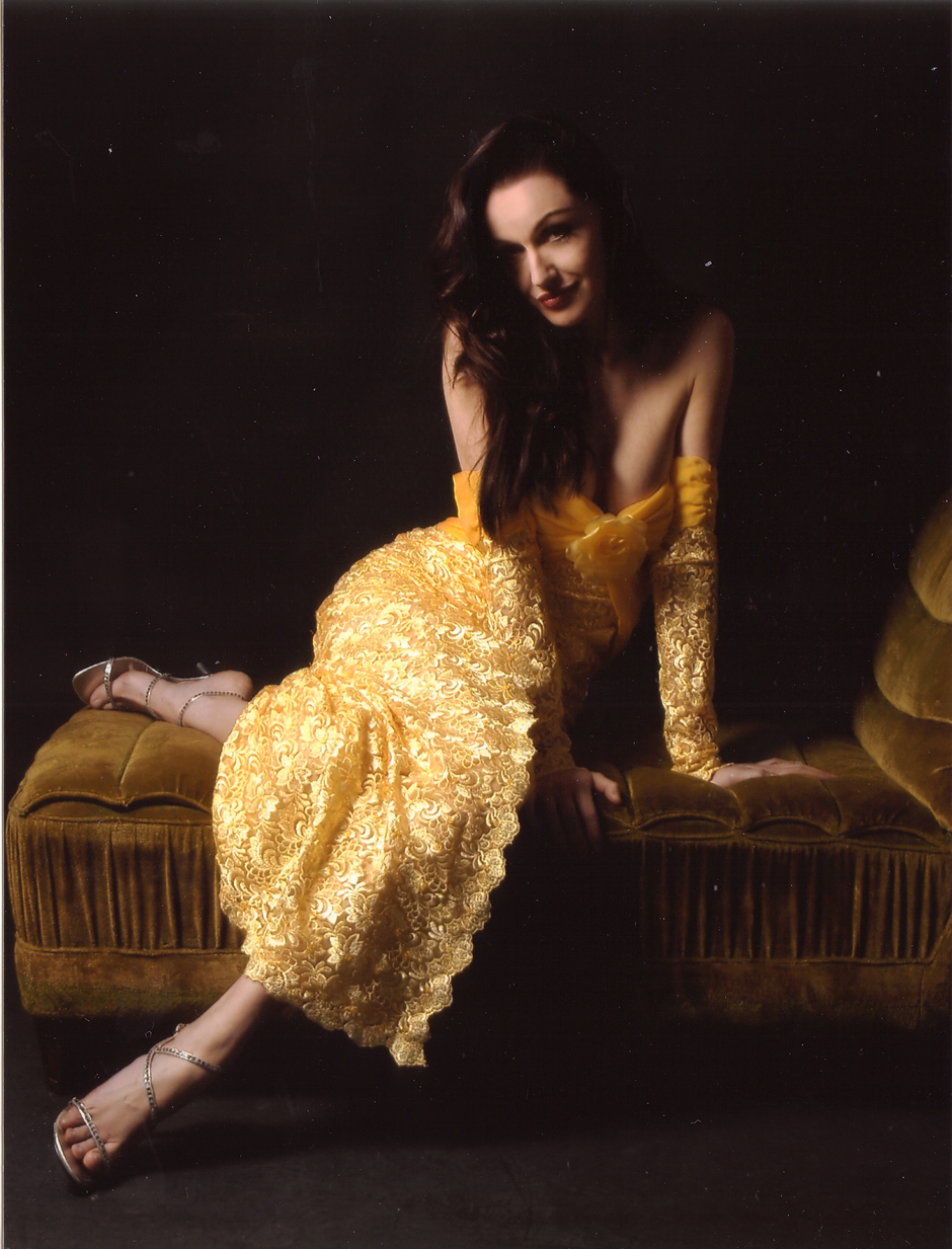 in yellow frock and black frock.jpg